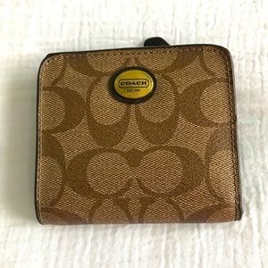 Coach small signature wallet